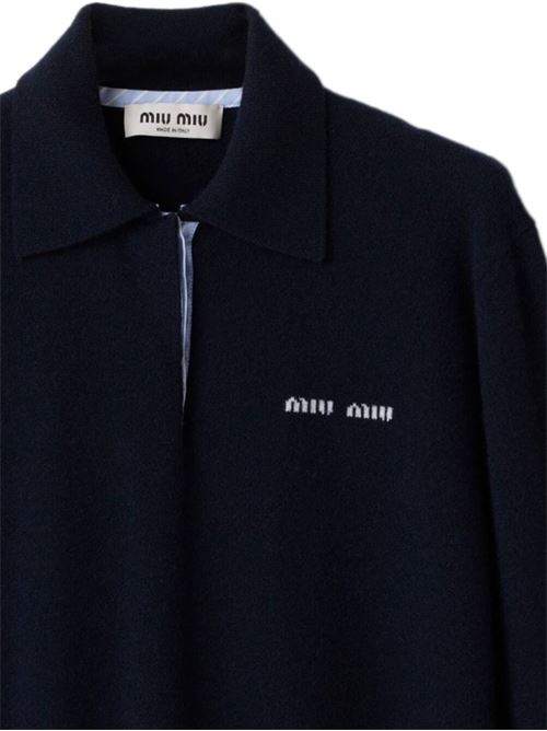 Polo in cashmere MIU MIU | MMLA20S-OOO15Z1F0008